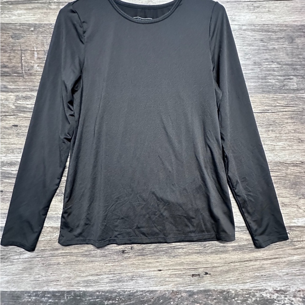 Simply Styled Women's Long Sleeve Tee - Black